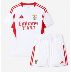 Fotbollsset Barn Benfica Tredje Tröja 2025-26 Mini-Kit Kortärmad (+ korta byxor)