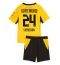 Fotbollsset Barn Borussia Dortmund Daniel Svensson #24 Hemmatröja 2026-27 Mini-Kit Kortärmad (+ korta byxor)