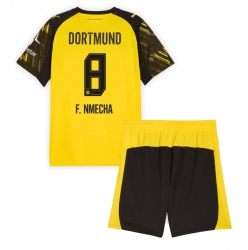 Fotbollsset Barn Borussia Dortmund Felix Nmecha #8 Hemmatröja 2025-26 Mini-Kit Kortärmad (+ korta byxor)