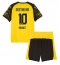 Fotbollsset Barn Borussia Dortmund Julian Brandt #10 Hemmatröja 2025-26 Mini-Kit Kortärmad (+ korta byxor)