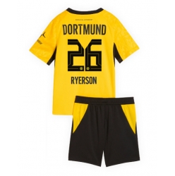 Fotbollsset Barn Borussia Dortmund Julian Ryerson #26 Hemmatröja 2026-27 Mini-Kit Kortärmad (+ korta byxor)