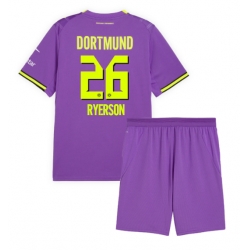 Fotbollsset Barn Borussia Dortmund Julian Ryerson #26 Tredje Tröja 2026-27 Mini-Kit Kortärmad (+ korta byxor)