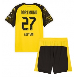 Fotbollsset Barn Borussia Dortmund Karim Adeyemi #27 Hemmatröja 2025-26 Mini-Kit Kortärmad (+ korta byxor)