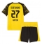 Fotbollsset Barn Borussia Dortmund Karim Adeyemi #27 Hemmatröja 2025-26 Mini-Kit Kortärmad (+ korta byxor)