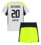 Fotbollsset Barn Borussia Dortmund Marcel Sabitzer #20 Bortatröja 2025-26 Mini-Kit Kortärmad (+ korta byxor)