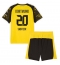 Fotbollsset Barn Borussia Dortmund Marcel Sabitzer #20 Hemmatröja 2025-26 Mini-Kit Kortärmad (+ korta byxor)