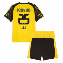 Fotbollsset Barn Borussia Dortmund Niklas Sule #25 Hemmatröja 2025-26 Mini-Kit Kortärmad (+ korta byxor)