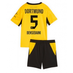 Fotbollsset Barn Borussia Dortmund Ramy Bensebaini #5 Hemmatröja 2026-27 Mini-Kit Kortärmad (+ korta byxor)