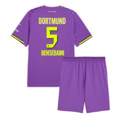 Fotbollsset Barn Borussia Dortmund Ramy Bensebaini #5 Tredje Tröja 2026-27 Mini-Kit Kortärmad (+ korta byxor)