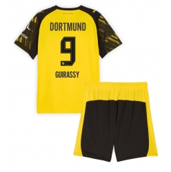 Fotbollsset Barn Borussia Dortmund Serhou Guirassy #9 Hemmatröja 2025-26 Mini-Kit Kortärmad (+ korta byxor)