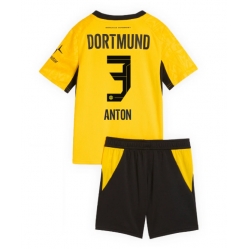 Fotbollsset Barn Borussia Dortmund Waldemar Anton #3 Hemmatröja 2026-27 Mini-Kit Kortärmad (+ korta byxor)
