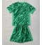 Fotbollsset Barn Brasilien Målvakt Hemmatröja Copa America 2024 Mini-Kit Kortärmad (+ korta byxor)