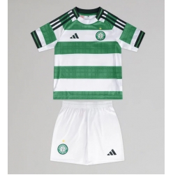 Fotbollsset Barn Celtic Hemmatröja 2025-26 Mini-Kit Kortärmad (+ korta byxor)