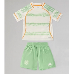 Fotbollsset Barn Celtic Tredje Tröja 2025-26 Mini-Kit Kortärmad (+ korta byxor)