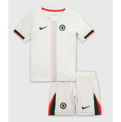 Fotbollsset Barn Chelsea Bortatröja 2025-26 Mini-Kit Kortärmad (+ korta byxor)