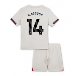 Fotbollsset Barn Chelsea Dario Essugo #14 Bortatröja 2025-26 Mini-Kit Kortärmad (+ korta byxor)