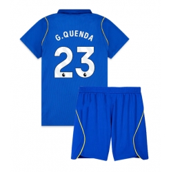 Fotbollsset Barn Chelsea Geovany Quenda #23 Hemmatröja 2026-27 Mini-Kit Kortärmad (+ korta byxor)
