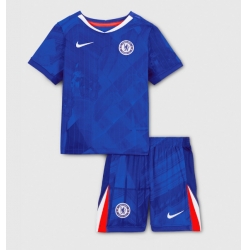 Fotbollsset Barn Chelsea Hemmatröja 2025-26 Mini-Kit Kortärmad (+ korta byxor)