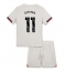 Fotbollsset Barn Chelsea Jamie Gittens #11 Bortatröja 2025-26 Mini-Kit Kortärmad (+ korta byxor)