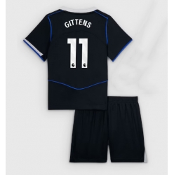 Fotbollsset Barn Chelsea Jamie Gittens #11 Tredje Tröja 2025-26 Mini-Kit Kortärmad (+ korta byxor)