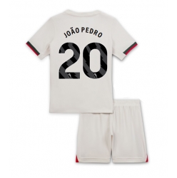 Fotbollsset Barn Chelsea Joao Pedro #20 Bortatröja 2025-26 Mini-Kit Kortärmad (+ korta byxor)