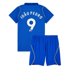 Fotbollsset Barn Chelsea Joao Pedro #9 Hemmatröja 2026-27 Mini-Kit Kortärmad (+ korta byxor)