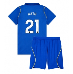 Fotbollsset Barn Chelsea Jorrel Hato #21 Hemmatröja 2026-27 Mini-Kit Kortärmad (+ korta byxor)