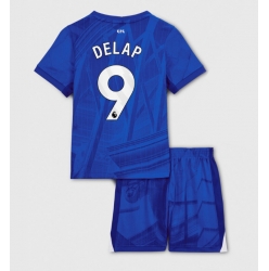 Fotbollsset Barn Chelsea Liam Delap #9 Hemmatröja 2025-26 Mini-Kit Kortärmad (+ korta byxor)