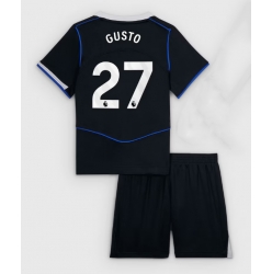 Fotbollsset Barn Chelsea Malo Gusto #27 Tredje Tröja 2025-26 Mini-Kit Kortärmad (+ korta byxor)