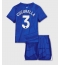 Fotbollsset Barn Chelsea Marc Cucurella #3 Hemmatröja 2025-26 Mini-Kit Kortärmad (+ korta byxor)