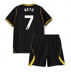Fotbollsset Barn Chelsea Pedro Neto #7 Bortatröja 2026-27 Mini-Kit Kortärmad (+ korta byxor)
