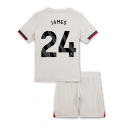Fotbollsset Barn Chelsea Reece James #24 Bortatröja 2025-26 Mini-Kit Kortärmad (+ korta byxor)