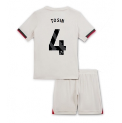 Fotbollsset Barn Chelsea Tosin Adarabioyo #4 Bortatröja 2025-26 Mini-Kit Kortärmad (+ korta byxor)
