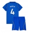Fotbollsset Barn Chelsea Valentin Barco #4 Hemmatröja 2026-27 Mini-Kit Kortärmad (+ korta byxor)