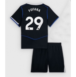 Fotbollsset Barn Chelsea Wesley Fofana #29 Tredje Tröja 2025-26 Mini-Kit Kortärmad (+ korta byxor)