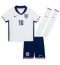 Fotbollsset Barn England Jude Bellingham #10 Hemmatröja EM 2024 Mini-Kit Kortärmad (+ korta byxor)