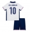 Fotbollsset Barn England Jude Bellingham #10 Hemmatröja EM 2024 Mini-Kit Kortärmad (+ korta byxor)