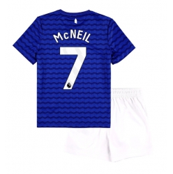 Fotbollsset Barn Everton Dwight McNeil #7 Hemmatröja 2025-26 Mini-Kit Kortärmad (+ korta byxor)