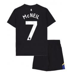 Fotbollsset Barn Everton Dwight McNeil #7 Tredje Tröja 2025-26 Mini-Kit Kortärmad (+ korta byxor)