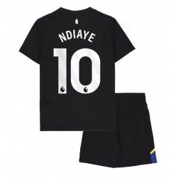 Fotbollsset Barn Everton Iliman Ndiaye #10 Tredje Tröja 2025-26 Mini-Kit Kortärmad (+ korta byxor)
