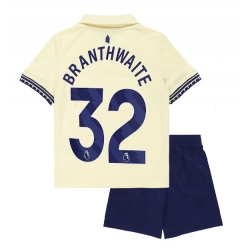Fotbollsset Barn Everton Jarrad Branthwaite #32 Bortatröja 2025-26 Mini-Kit Kortärmad (+ korta byxor)