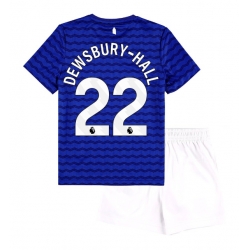 Fotbollsset Barn Everton Kiernan Dewsbury-Hall #22 Hemmatröja 2025-26 Mini-Kit Kortärmad (+ korta byxor)