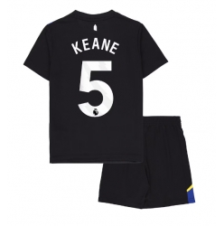 Fotbollsset Barn Everton Michael Keane #5 Tredje Tröja 2025-26 Mini-Kit Kortärmad (+ korta byxor)