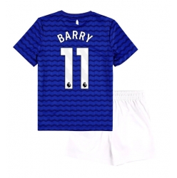 Fotbollsset Barn Everton Thierno Barry #11 Hemmatröja 2025-26 Mini-Kit Kortärmad (+ korta byxor)