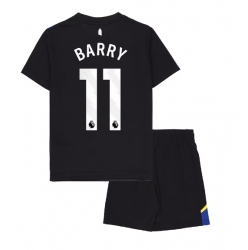 Fotbollsset Barn Everton Thierno Barry #11 Tredje Tröja 2025-26 Mini-Kit Kortärmad (+ korta byxor)