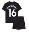 Fotbollsset Barn Everton Vitaliy Mykolenko #16 Tredje Tröja 2025-26 Mini-Kit Kortärmad (+ korta byxor)