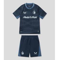 Fotbollsset Barn Feyenoord Bortatröja 2025-26 Mini-Kit Kortärmad (+ korta byxor)