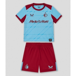 Fotbollsset Barn Feyenoord Tredje Tröja 2025-26 Mini-Kit Kortärmad (+ korta byxor)