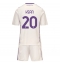 Fotbollsset Barn Fiorentina Moise Kean #20 Bortatröja 2025-26 Mini-Kit Kortärmad (+ korta byxor)