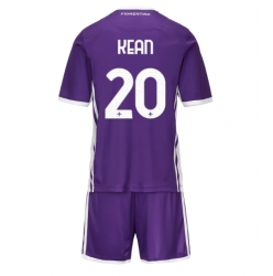 Fotbollsset Barn Fiorentina Moise Kean #20 Hemmatröja 2025-26 Mini-Kit Kortärmad (+ korta byxor)